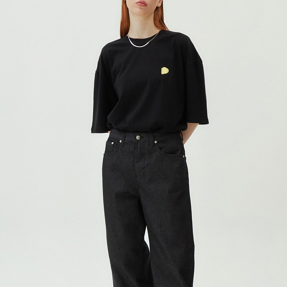 Logo T-shirt / BLACK / POLYC