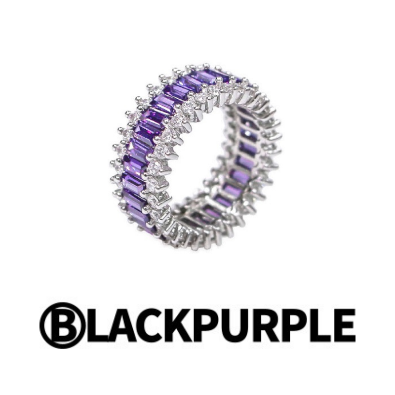 BTS wears Jungkook / BLACKPURPLE / black purple / Lily peace ring