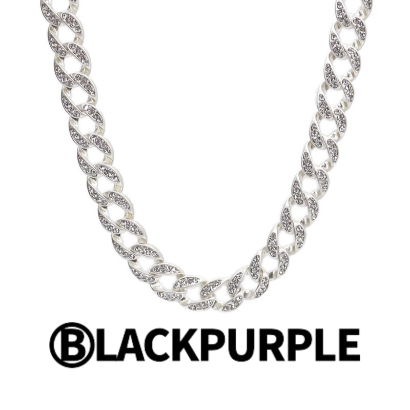 ジミン ホシ ブラックパープル ネックレス