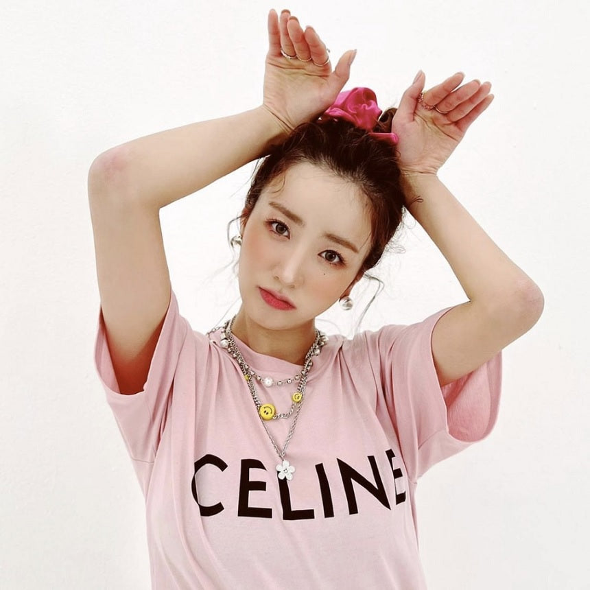 ボミ ネックレス ブラックパープル