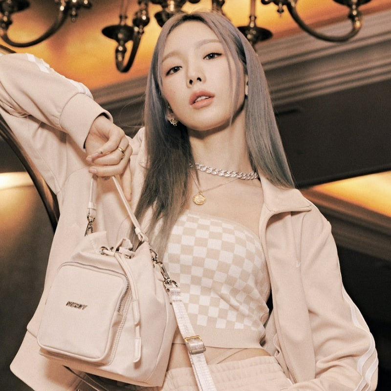 テヨン ネックレス ブラックパープル