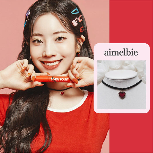 TWICE ダヒョン着用 aimelbie ブルゴーニュハートセット