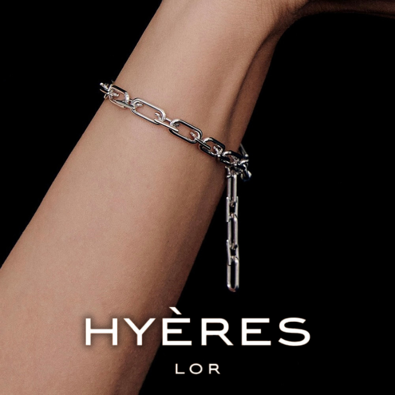 【HYERES LOR】H Edition Silver shackle string bracelet HYERES LOR | Japanese Regular Store – MATILDA DEPT.