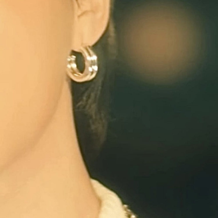 Isabelle Hoop Earrings / justLoveR. / Just Rubber